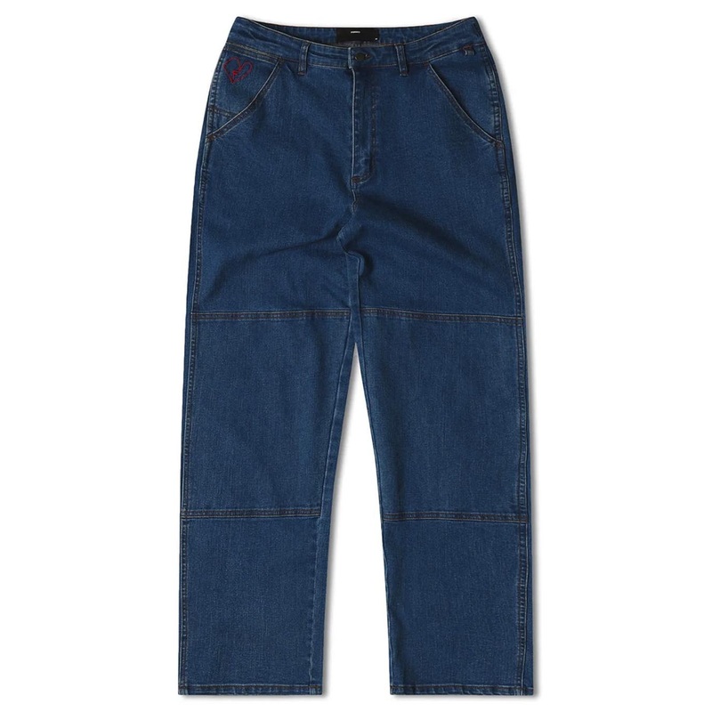 Distend Double Knee Demin Jeans – Dark Blue 28