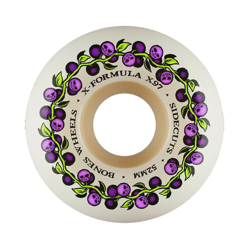 Xf Skull Berries V5 97A Sidecut Skateboard Wheels 52MM