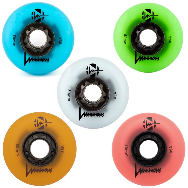 Luminous Glow LED Inline 80mm 85a 4pk Blue