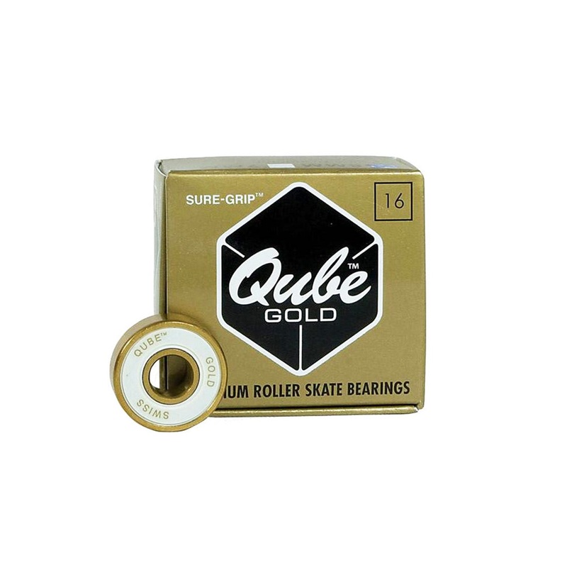 Qube Gold Swiss 8mm Bearings 16pk