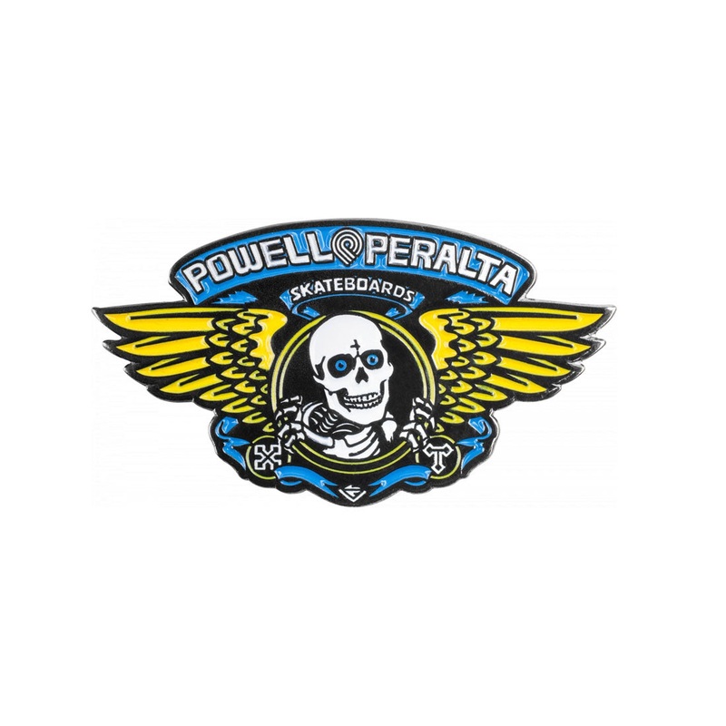 Powell Peralta Winged Ripper Lapel Pin – Blue