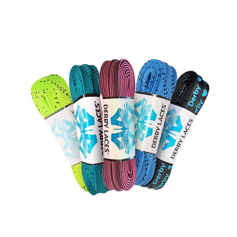 Derby Laces Waxed 120in Pair Lime Green