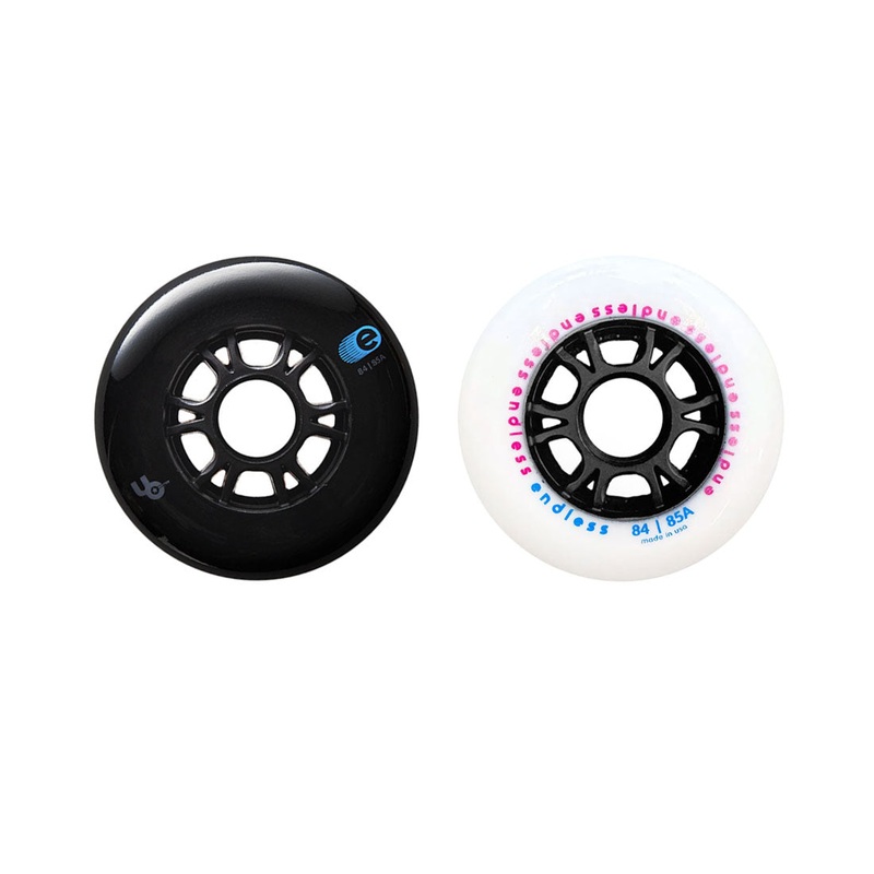 Endless 84mm Wheels 4pk Black