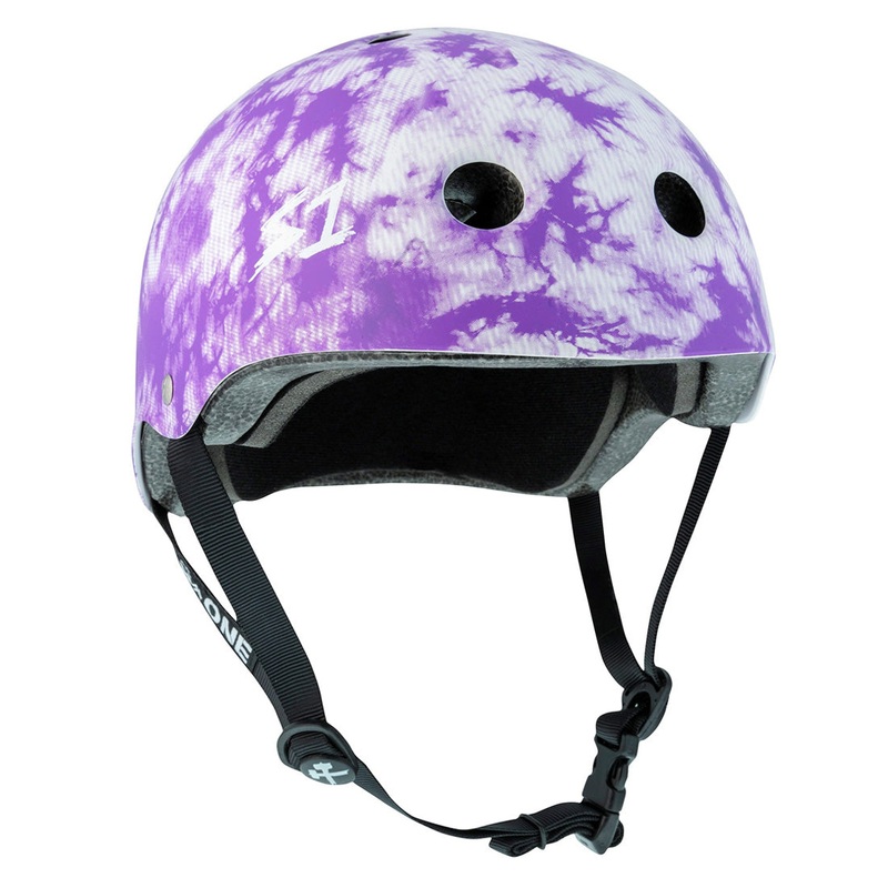 S-One Lifer Helmet – Tie Dye Purple/White