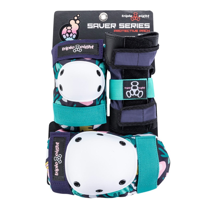 Triple 8 Saver Series Tri-Pack – Floral – Adult P_SML