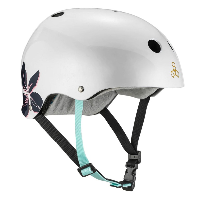 Triple 8 THE Cert SS Helmet – Floral XS/S
