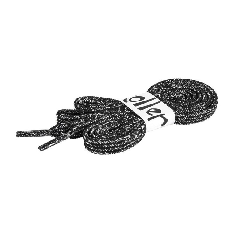 Rio Roller Laces – Black Glitter 155cm | 61″