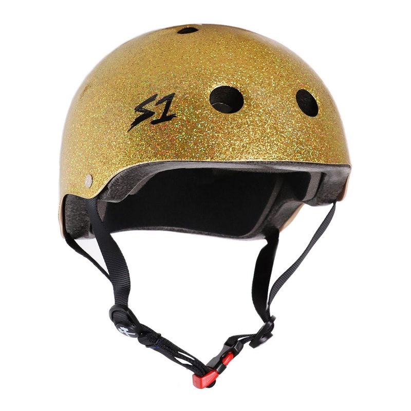 S-One Mini Lifer Helmet – Gold Glitter