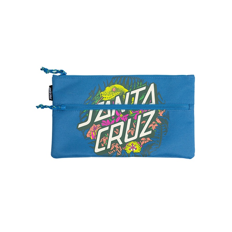 Santa Cruz Asp Flores Dot Pencil Case – Blue