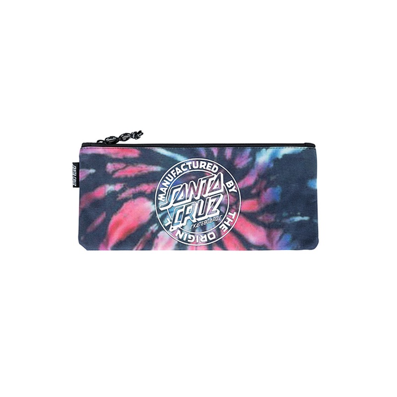Santa Cruz MFG Dot Pencil Case – Multi Tie Dye