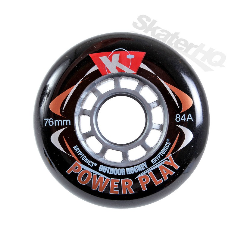 Kryptonics Powerplay 76mm 84a 8pk W 71-80mm Black