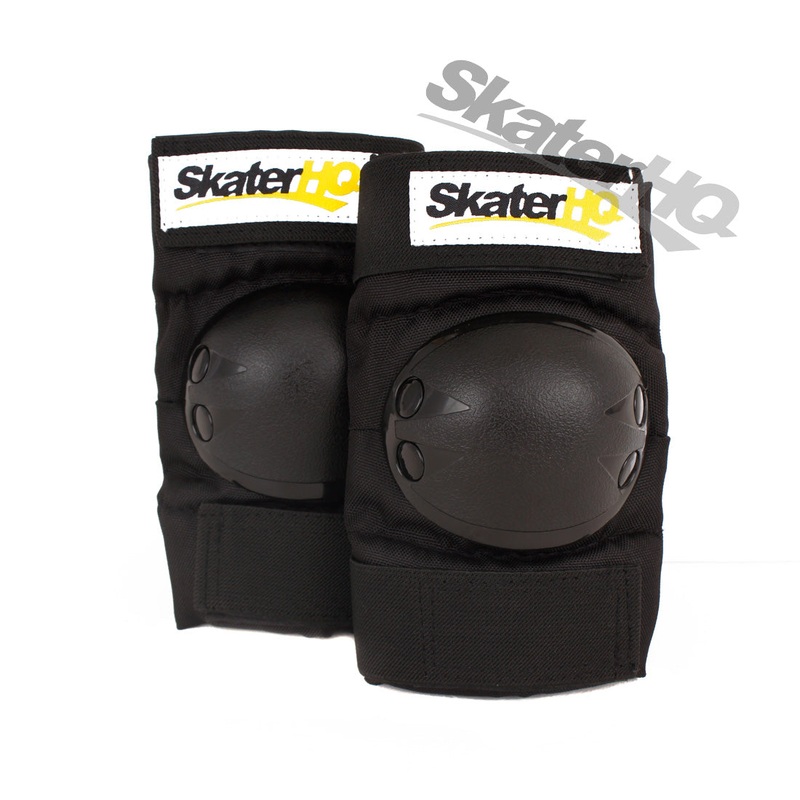 Skater HQ Knee Pads – Grommet P_JNR Black