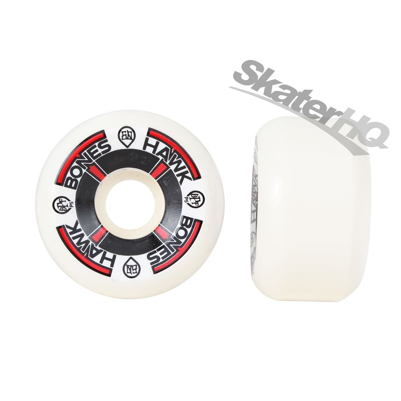 Bones SPF P5 Hawk T-Bones 4pk 60mm W 51-60mm White