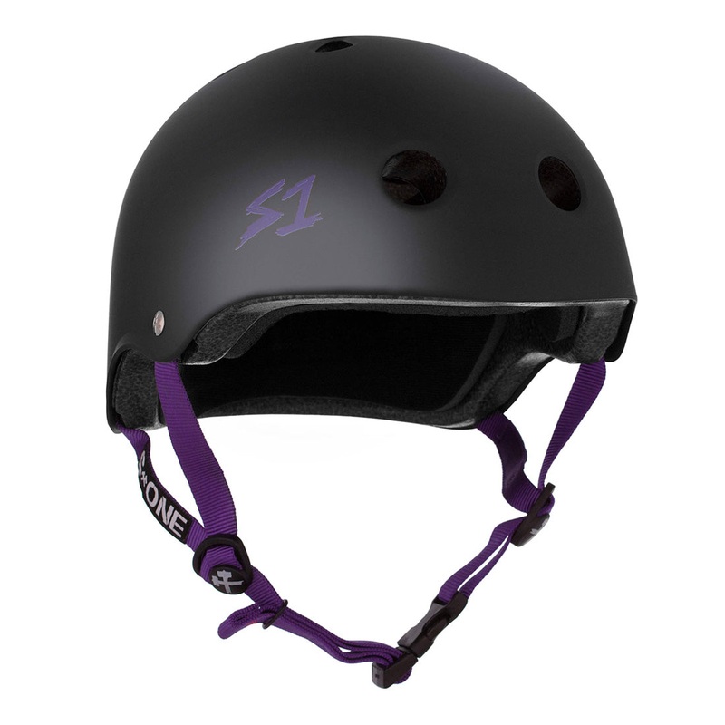 S-One Lifer Helmet – Black/Purple Matte