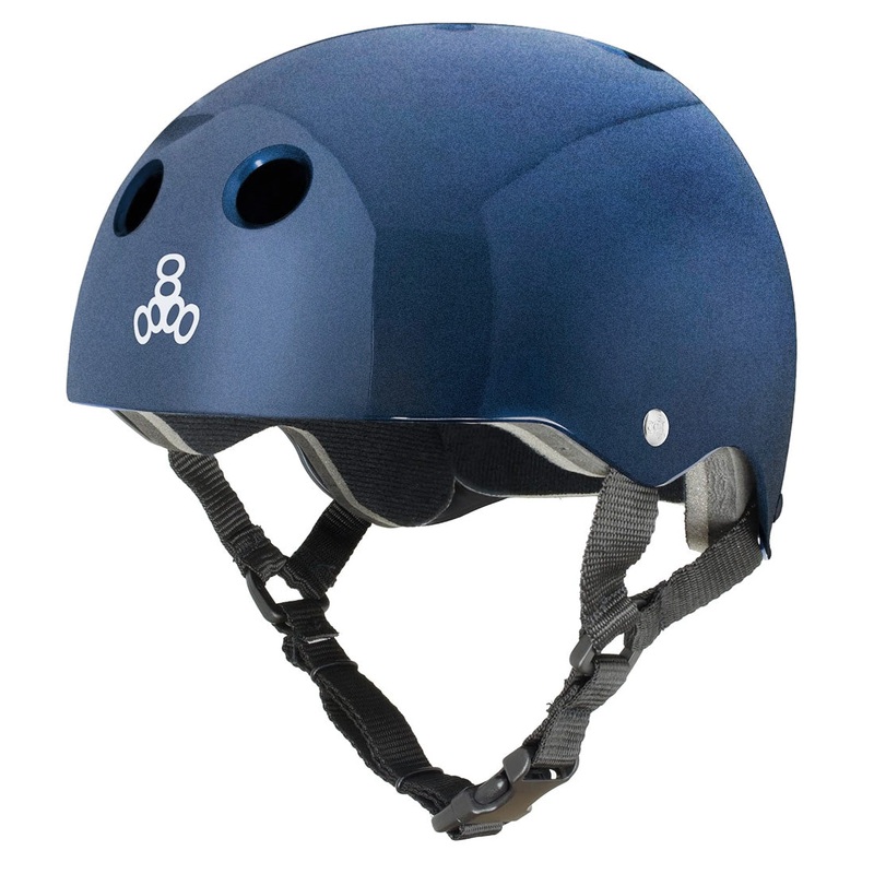 Triple 8 Skate SS Helmet – Blue Metallic Gloss SML