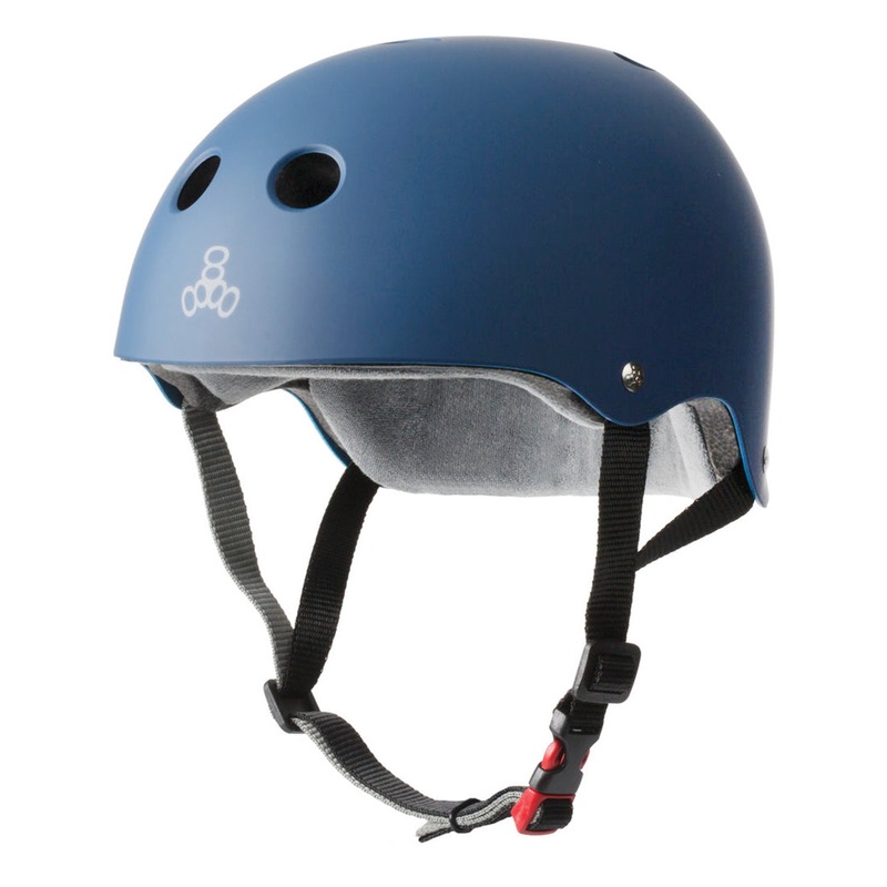 Triple 8 THE Cert SS Helmet – Navy Rubber XS/S