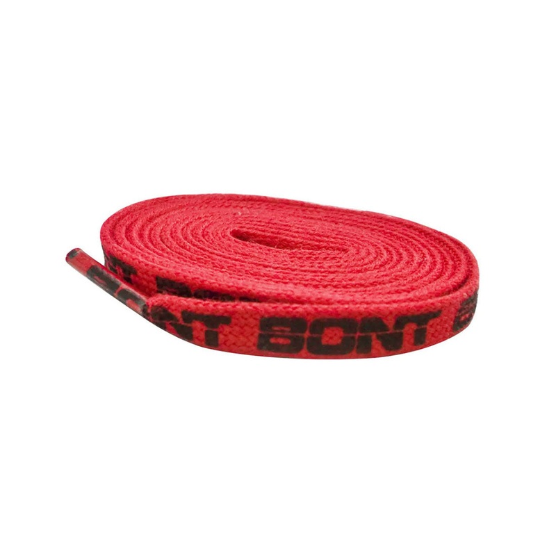 BONT Skate 10mm Laces – 120cm / 47in – Red 2 Pack Red