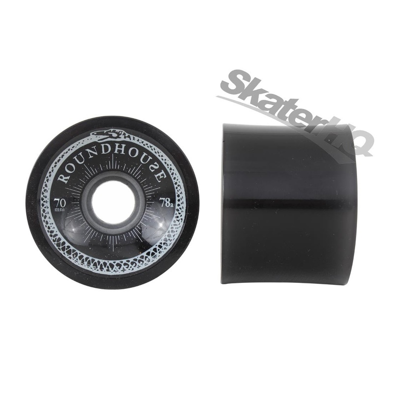 Carver Roundhouse Concave 70mm/78A 4pk – Smoke W 61-70mm Black